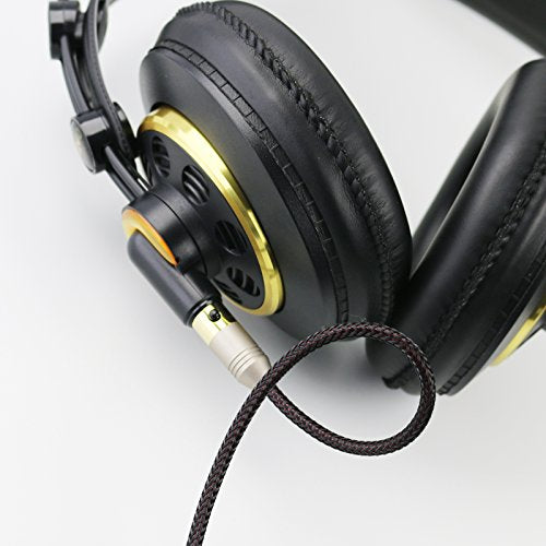 NewFantasia Replacement Audio Upgrade Cable Compatible with AKG K240, K240S, K240MK II, Q701, K702, K141, K171, K181, K271s, K271 MKII, M220, Pioneer HDJ-2000 Headphones 2meters/6.6feet - size: 2m