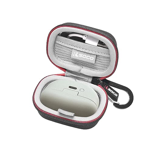 RLSOCO Carrying Case for Sony WF-1000XM5 The Best Truly Wireless Noise Cancelling Earbuds - Black (Case Only) - color: WF-1000XM5 Case Black