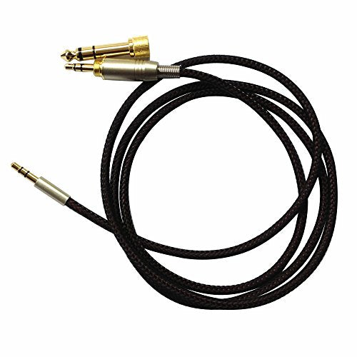 NewFantasia Upgrade Headphone Cord Replacement Audio Cable Compatible with Philips Audio Fidelio X2HR, Audio Fidelio L2, SHP9600 Wired, SHP9500, SHP9500S Headphones 1.5meters/4.9ft - size: 4.9 ft