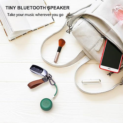 LEICEX Portable Bluetooth Speakers, Mini Cute Small Pillow Wireless Speakers with Bluetooth 5.0 Perfect for Travel Outdoor Sound (Green) - color: Tiny-Green