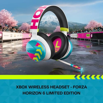 XBOX Wireless Gaming Headset | Forza Horizon 6 Limited Edition | Over Ear Headphones | Spatial Audio with Dolby Atmos | Consoles, PCs, TVs, mobile, and more