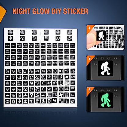 Nilight 3 Gang Aluminum Rocker Switch Panel Pre-Wired | 5 Pin ON Off Pinkish Purple Toggle Switches SPST 12V 24V Night Glow Stickers for Cars Marines Boats Campers RVs - color: Purple, size: 3 Gang