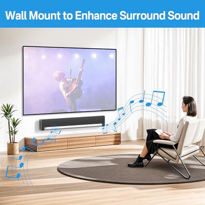 notiela Upgrade Wall Mount for Sonos Playbar Mount Bracket Easy to Install Fit for Sonos Playbar Wall Mount Under TV Mounting Bracket for Space Saving - style: Standard Mount for Sonos Playbar