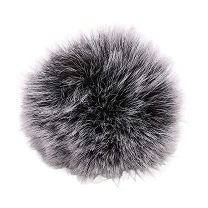 Furry Microphone Windscreen Muff for Recording, Noise Reduction, Soft, Portable, Hygienic Design with Fleece Material, Suitable for Indoor and Outdoor Applications