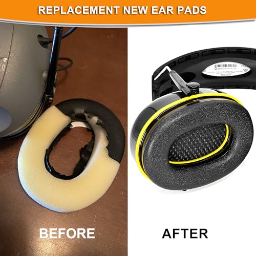 Defean 4PCS Earpads for 3M WorkTunes(90543, 90544, 90542, 90541)
