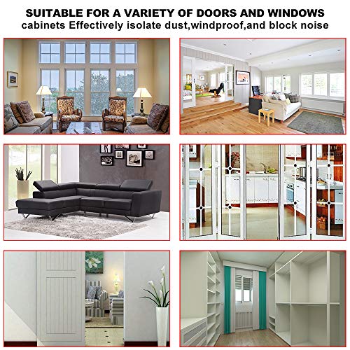 Weather Stripping Door Seal Strip for Doors and Windows, 1In x 1/8In x 33Ft x 2 Roll Foam Insulation Tape Self Adhesive,Sound Proof,Weatherstrip,Pipe Cooling, Air Conditioning Seal Strip - size: 1 in x 1/8 in x 33 ft x 2 Roll