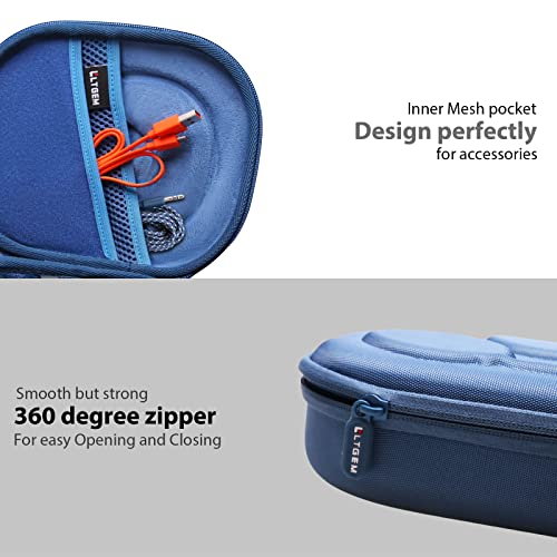 Case for JBL Tune 770NC/510BT/720BT/520BT/670NC/520C Headphones Blue | Hard Carrying Travel Case for JBL Live 770NC/670NC/680NC/780NC Headphones - color: Blue