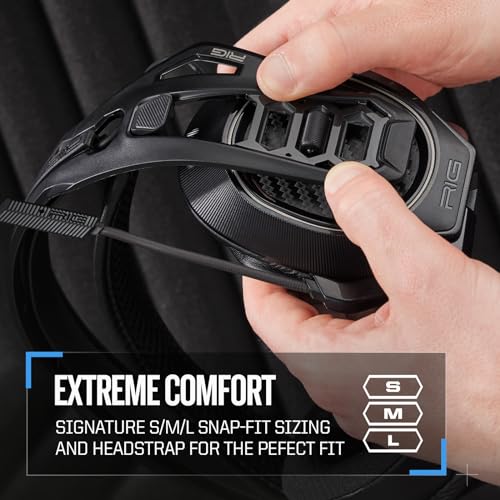 RIG 800 PRO HX Wireless Gaming Headset & Multi-Function Base Station Xbox | Officially Licensed for Xbox Series X|S, Xbox One, PC - Dolby Atmos 3D Audio - 60 Hour Battery - Flip-to-Mute Mic