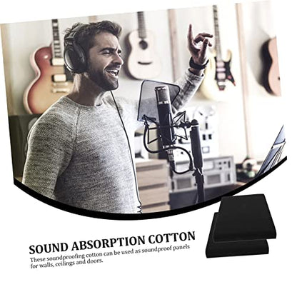 HEMOTON 2sets High-density Speaker Isolation Pads Shockproof Cushion for Monitors and Subwoofers Reduces Vibrations for Home and Studio Use