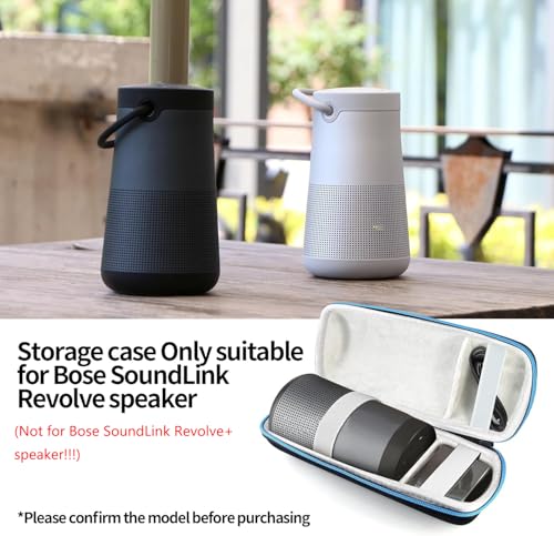 Hard Carrying Case for Bose SoundLink Revolve Speaker Storage Bag Case(Black)