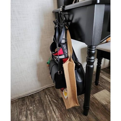 AUXPhome Desk Store Clamp-On Skateboard Holder - Skateboard Hooks Stand Clamp Hook Under Desk Space Save Mount for Headphone, Backpacks, Longboard, Mini Cruiser and More