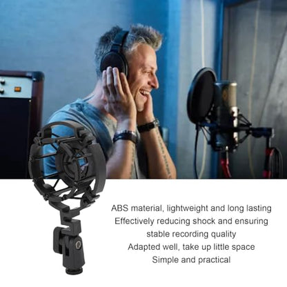 Shock Mount for C2000, C3000, C4000, C214, C314, C414, ABS Mic Boom Arm Holder Bracket Stand, Reduces Noise and Vibration