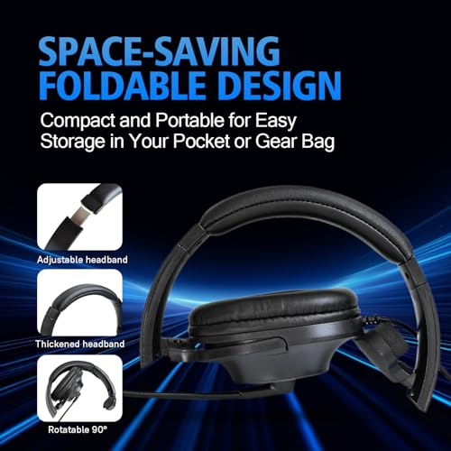 WODASEN Over Ear Single Side Earmuff Noise Cancelling Overhead Headset with Boom Mic PTT for APX4000 APX6000 APX7000 APX8000 XPR 6550 XPR6550e XPR7350e XPR7550e Walkie Talkie