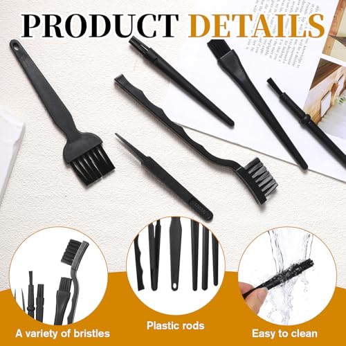Keyboard Brush Anti Static Brush 6PCS Mini Keyboard Cleaning Brushes Kit Electronic Dust Cleaning Brushes for Computer Motherboard Camera Small Space Remover for Mechanical Keyboards