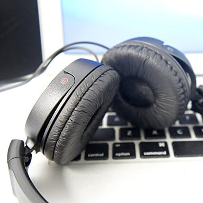 Sony ZX110 Over-Ear Dynamic Stereo Headphones (Black) - color: Black, size: Over-ear, style: Over Ear