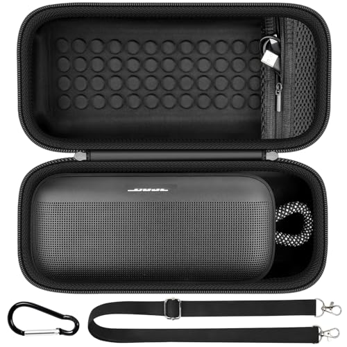 GWCASE Hard Protective Case for Bose SoundLink Plus Portable Speaker, Black