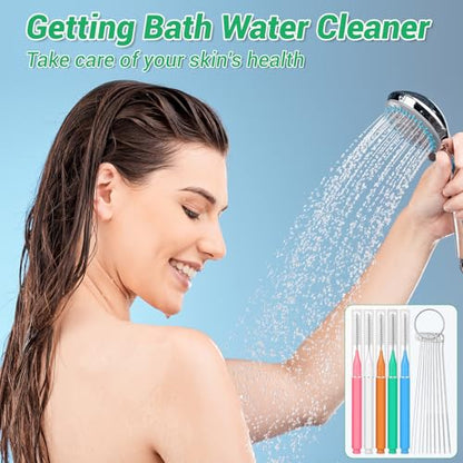 MAPVOLUT 70-in-1 Shower Head Cleaner Kit - 50 Micro Brushes + 20 Steel Picks for Clogged Nozzles, Stanley Cups, 3D Printers, Faucets -Each Tools Storage Case, Tiny Hole Unclogging Tool - color: Pink+white+orange+green+blue
