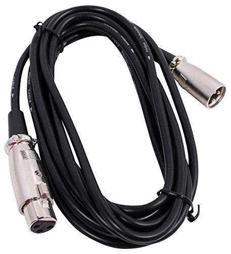 Rockville RMM-XLR 2-Pack Dynamic Supercardioid Microphones with XLR Cables | 50Hz-15kHz, 600 Ohm, -60dB Sensitivity, Metal Bodies, On/Off Switches, 2 10' XLR Cables, 2 Mic Clips, 2 Carry Cases, 2-Items