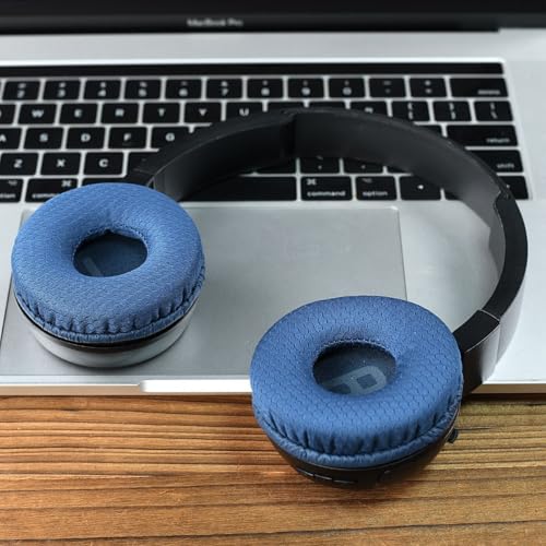 Earpads Cushions and Headband Pad Replacement for JBL Tune 600 (600BTNC), 660 (660NC), 670 (670NC) Headphones Headset Ear Pads Cover with Comfortable Mesh and Fabric Memory Foam, Blue