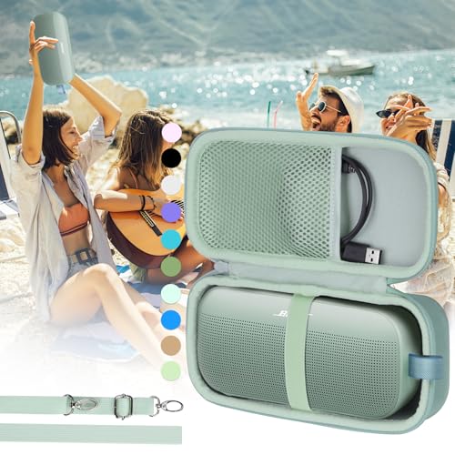 Lebakort Hard Case Compatible with Bose SoundLink Flex 2nd Gen/Bose SoundLink Flex Portable Speaker, Alpine Sage Case - color: Alpine Sage Case