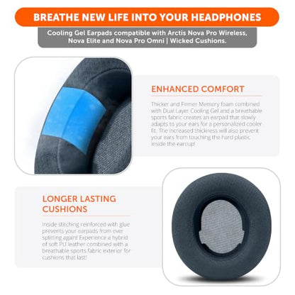 WC Freeze Nova Pro Wireless - Earpads for Arctis Nova Pro Wireless & More - color: Midnight Blue