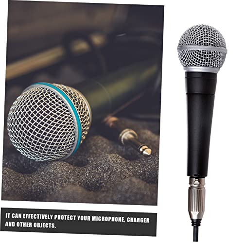 Mikinona Portable Microphone Handbag Drop Resistant Storage Pouch Small Large Capacity Durable Organizer for Mic Charger and Digital Devices
