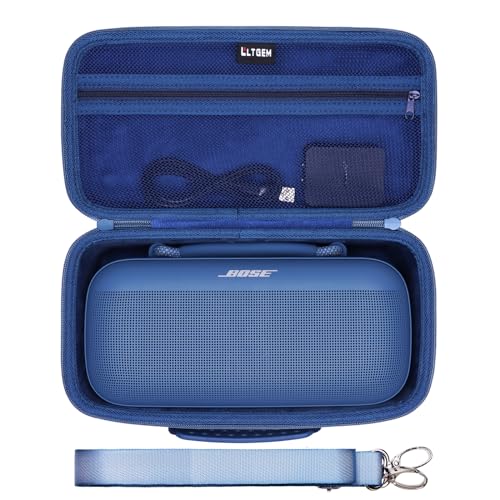 Case for Bose SoundLink Max Bluetooth Speakers Blue | Hard Carrying Travel Case for Bose SoundLink Max Bluetooth Speakers - color: Blue