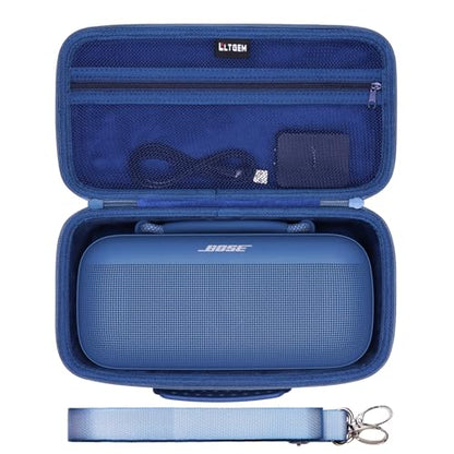 Case for Bose SoundLink Max Bluetooth Speakers Blue | Hard Carrying Travel Case for Bose SoundLink Max Bluetooth Speakers - color: Blue