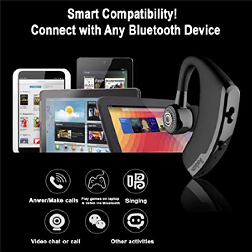QT S Wireless Earbuds: True Mini Bluetooth TWS Stereo Ear Hook Mic in Ear Earphones Truly Sport Headphones Sweatproof Gym Running Jogging Workout