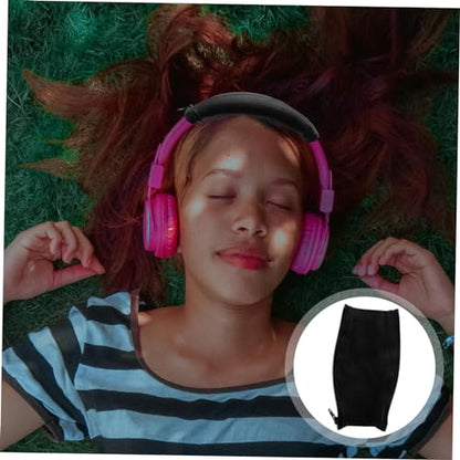 Headphone Headband Cover Sleeve Soft and Comfortable Zipper Cushion Protector for Headphone Replacement Pads