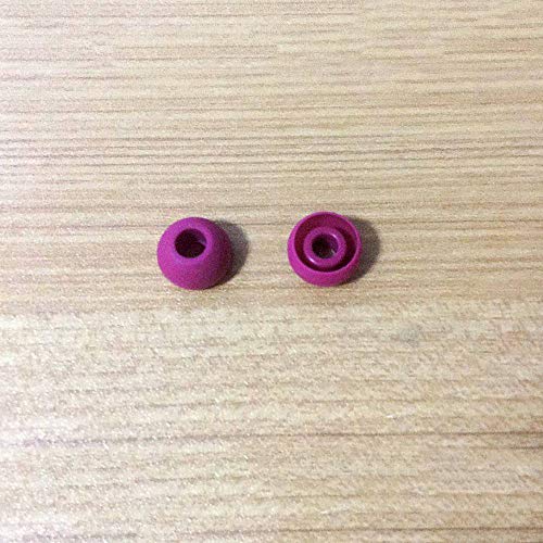 Replacement Silicone Earbuds Ear Tips Eargels Buds Set Compatible with Beats Powerbeats 3 Powerbeats 2 Wireless in-Ear Earphones (4 Pairs/Brick Red) - color: Brick Red