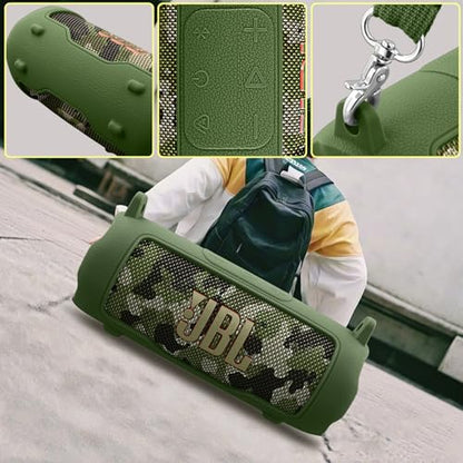 Silicone Cover for JBL Flip 7 Portable Bluetooth Speaker | Scratch-resistant, Unhindered Sound, Silicone Construction, Portable Carrying Silicone Cover, Green Silicone Cover - color: Green Cover