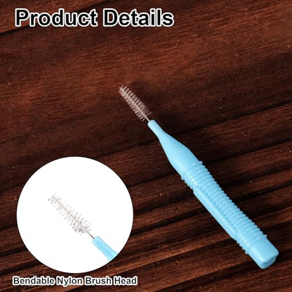 10pcs Cell Phone Charging Port Cleaner Brushes for Apple | Anti-Clogging Small Mini Cleaning Tools Kit Speaker Charger Receiver Earphone Tablets Headphones Accessories Supplies Blue