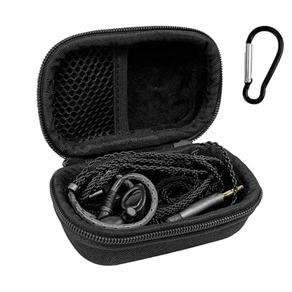 Musiin IEM Earphone Case Compatible with MDREX15AP,YINYOO CCZ Melody | SE215-CL,KZ ZS10 Pro,MEE Audio M6 and most IEM Earphone,Ideal for Live Stage and Studio daily use.