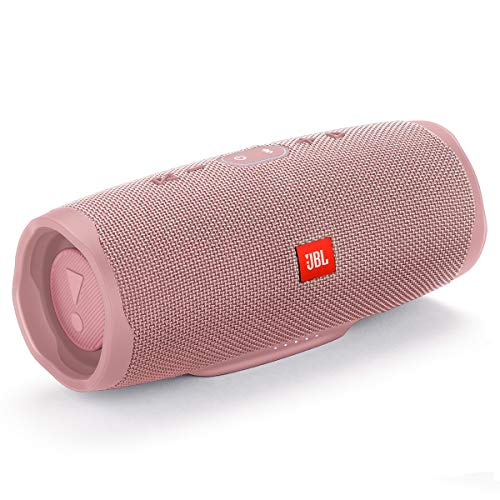 JBL Charge 4 - Portable Bluetooth Speaker - Pink | Wireless Bluetooth Streaming, Up to 20 hours of playtime, IPX7 waterproof, JBL Connect, Durable fabric and rugged material - color: Pink