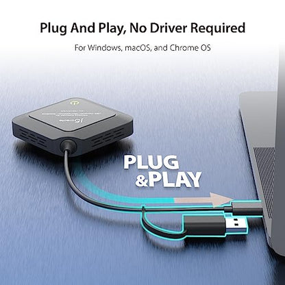 j5create Wireless Extender for USB Webcam, Microphones, or Speakers | Ideal for Streaming & Conferencing, No USB Mouse/Keyboard Compatibility (JVW120)