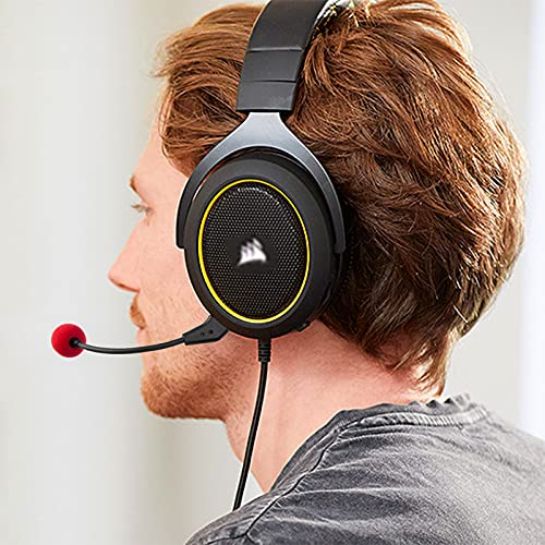 HS60 Pro Mic for Corsair HS50, HS60, HS70 Gaming Headset, Detachable 3.5mm | Noise Cancelling Gaming Headset Microphone for PS5, PS4, PC, Xbox