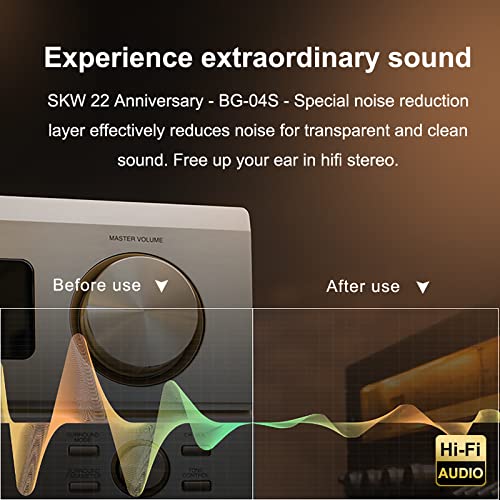 SKW Audiophile Series 1.6ft/0.5m Locking 2RCA Cable, Secure-Fit Connection | Heavy-duty 10mm noise-damping jacket, 24K gold-plated locking plugs, low-loss signal path, high-end turntables and preamps - color: Black-lock, size: 1.6ft (0.5m)