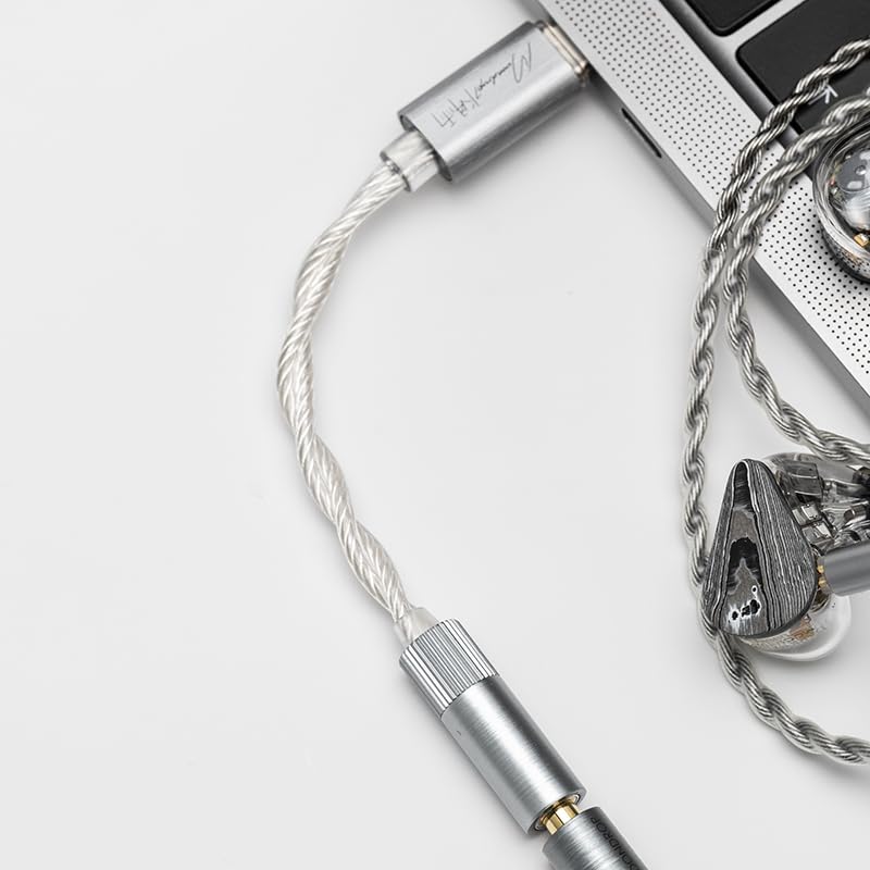 Moondrop Echo-A 32Bit/384kHz Portable USB Type-C to Headphone DAC/AMP with 3.5mm Audio Jack Adapter