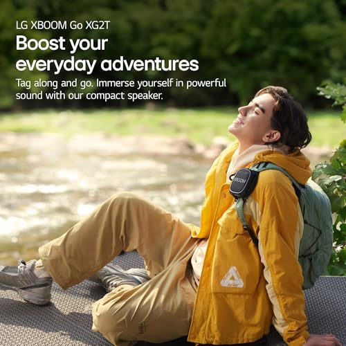 LG XG2T XBOOM Go Wireless Speaker with Powerful Sound and up to 10 HRS of Battery