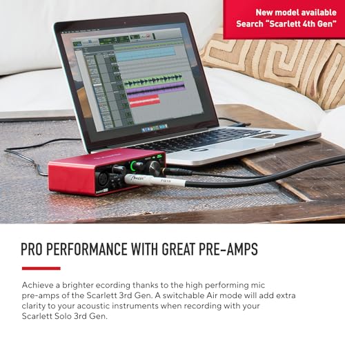 Focusrite Scarlett Solo 3rd Gen USB-C Audio Interface - style: Scarlett Solo