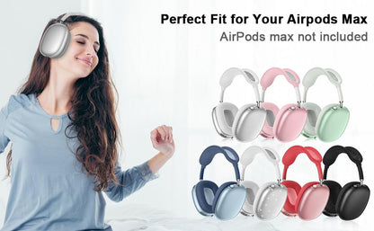 Compatible with Apple AirPods Max Case,Clear Soft TPU Anti-Scratch,Ear Pad Case Cover/Ear Cups Cover/Headband Covers for AirPods Max Headphones,Blue - color: D-Blue, size: Clear case