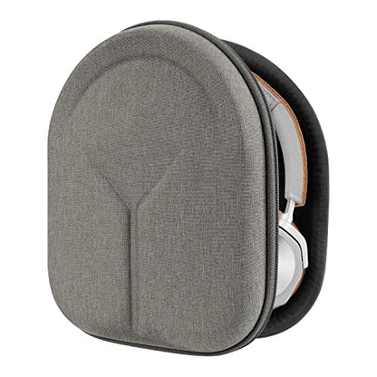 Geekria Shield Headphones Case Compatible with B&O Beoplay HX, H9i, H95, H9 3rd Gen, H8, H7, H6, Portal Gaming, Replacement Hard Shell Travel Carrying Bag with Cable Storage (Gray Brown) - color: Gray Brown