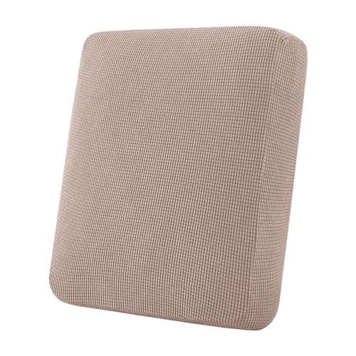 Flamingo P Super Stretch Couch Cushion Cover 1 Pack Individual Seat Slipcover with Elastic Bottom, Machine Washable Furniture Protector (1 Seat Cushion Cover, Sand) - color: Sand, size: 1 Seat Cushion Cover