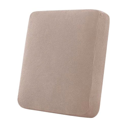 Flamingo P Super Stretch Couch Cushion Cover 1 Pack Individual Seat Slipcover with Elastic Bottom, Machine Washable Furniture Protector (1 Seat Cushion Cover, Sand) - color: Sand, size: 1 Seat Cushion Cover