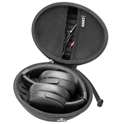 Hard Travel Carrying Case Compatible with Skullcandy Crusher Over-Ear Headphones. (Case Only, Not Include The Device)-Black(Black Lining) - color: Black(Black Lining)