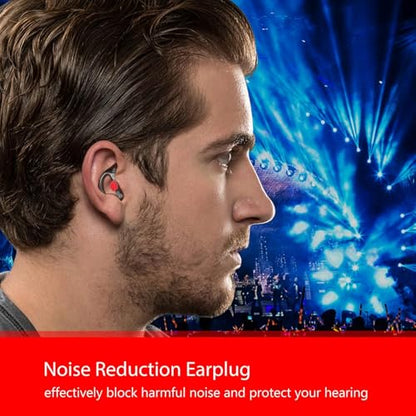Zeadio Triple Flanged Earpiece, Comfortable Silicone Earmould Earbud Earplug - Black, Large, Pair of 12 - style: Large (Pair of 12)