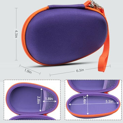 Carrying Case for JBL Clip 5 and for JBL Clip 4 Speaker - color: Purple