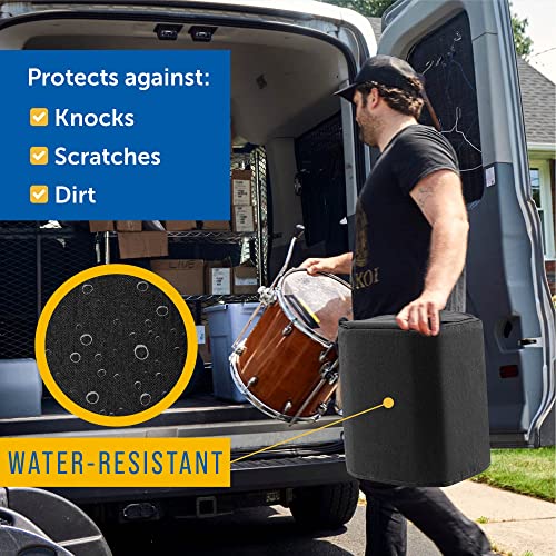 Maplefield Black Padded Speaker Cover Compatible with Bose S1 Pro - Transport Handle Flap for Bluetooth Speaker - Waterproof & Dustproof Protection for Bose S1 Pro Cover - 11.2in D x 9.5in W x 13in H