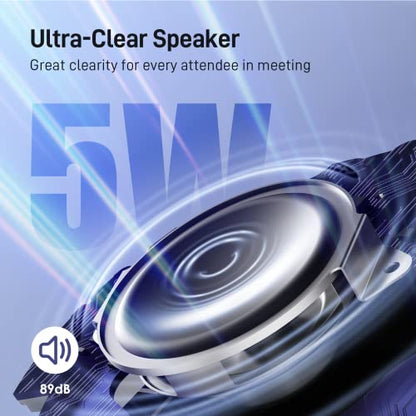 EMEET Luna Plus Conference Speaker and Microphone w/ 8 Mics, 360° Voice Pickup - size: Luna Plus for 10